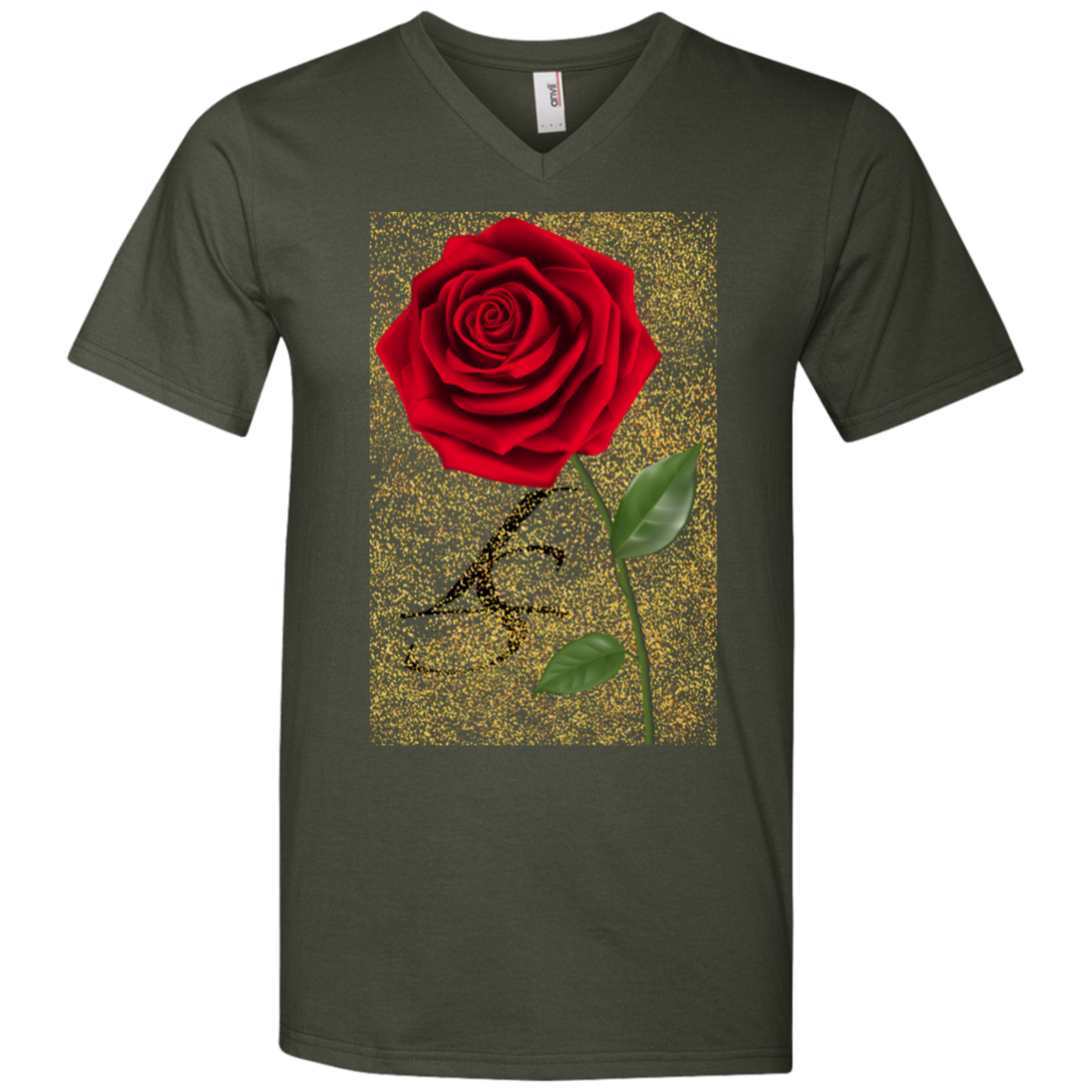 So Rosey Printed V-Neck T-Shirt