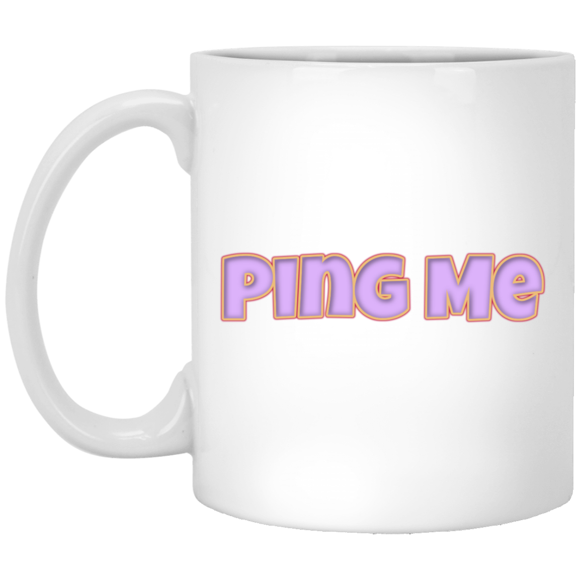 Ping Me11 oz. White Mug