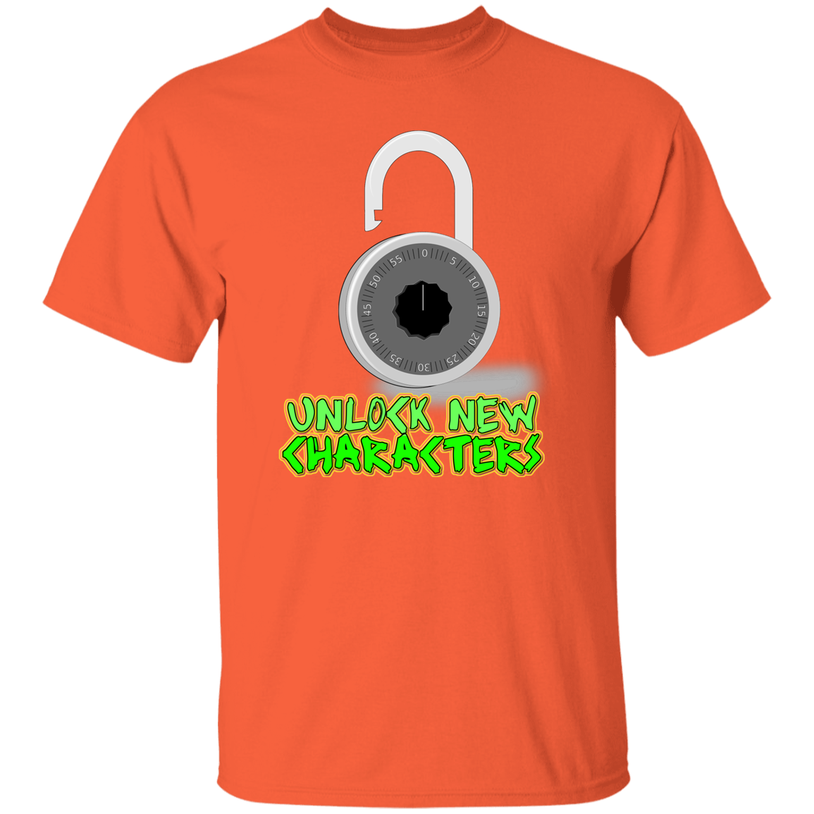 Unlock New Characters 5.3 oz. T-Shirt (chg)