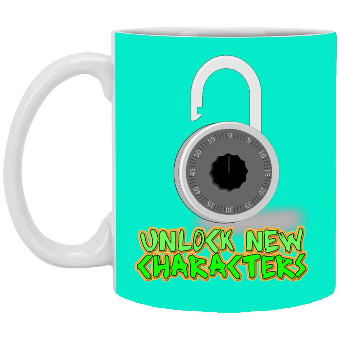 Unlock New Characters 11 oz. White Mug