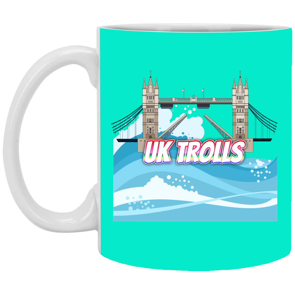 UK Trolls 11 oz. White Mug