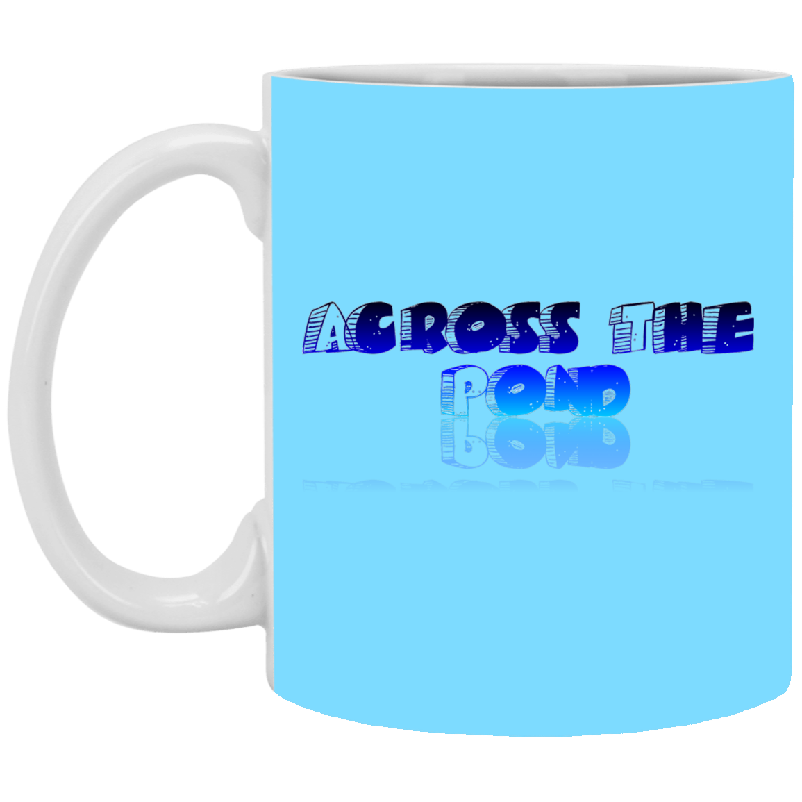 Across the Pond 11 oz. White Mug