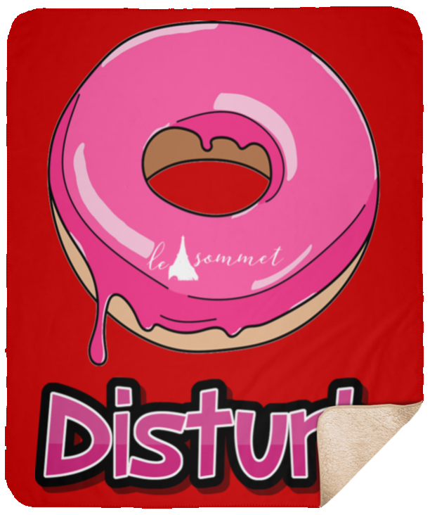 Donut Disturb Sherpa Blanket - 50x60