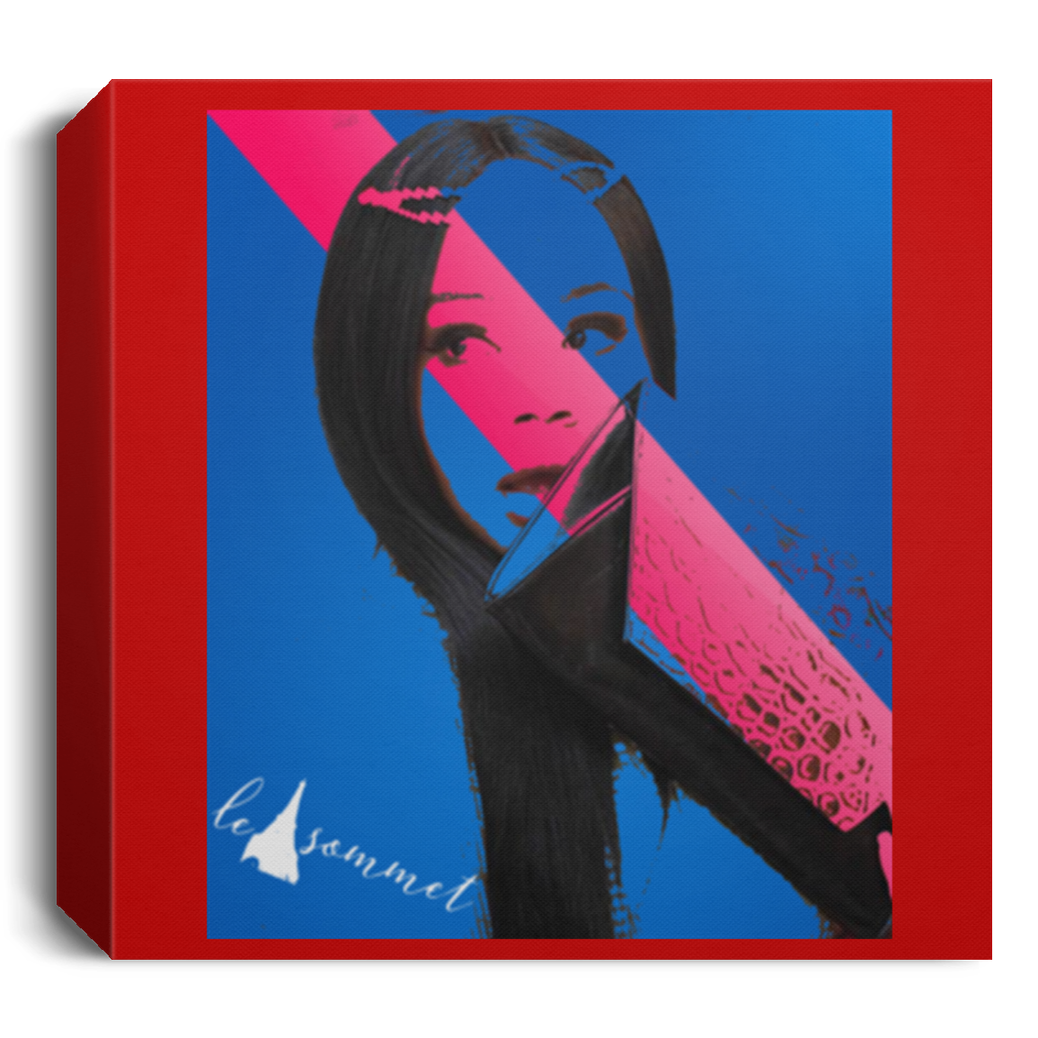 Queen Jay Marie Deluxe Square Canvas 1.5in Frame