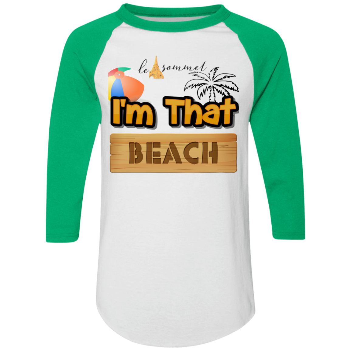 I'm that Beach Colorblock Raglan Jersey