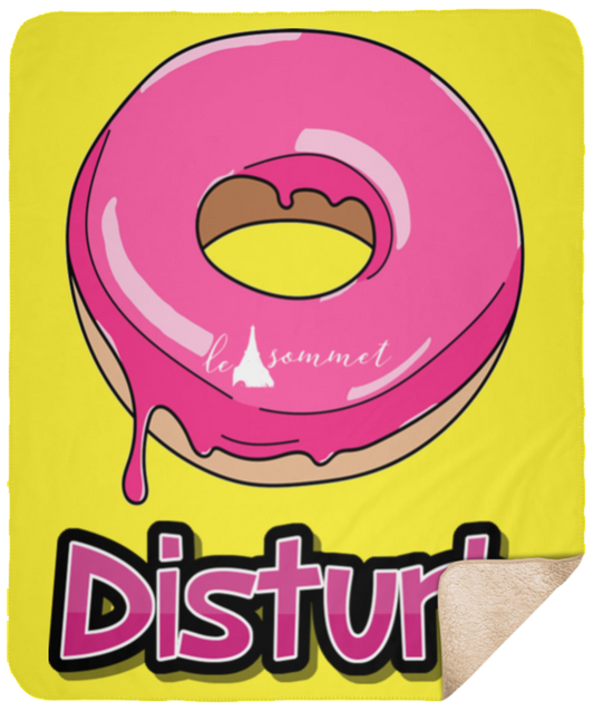 Donut Disturb Sherpa Blanket - 50x60