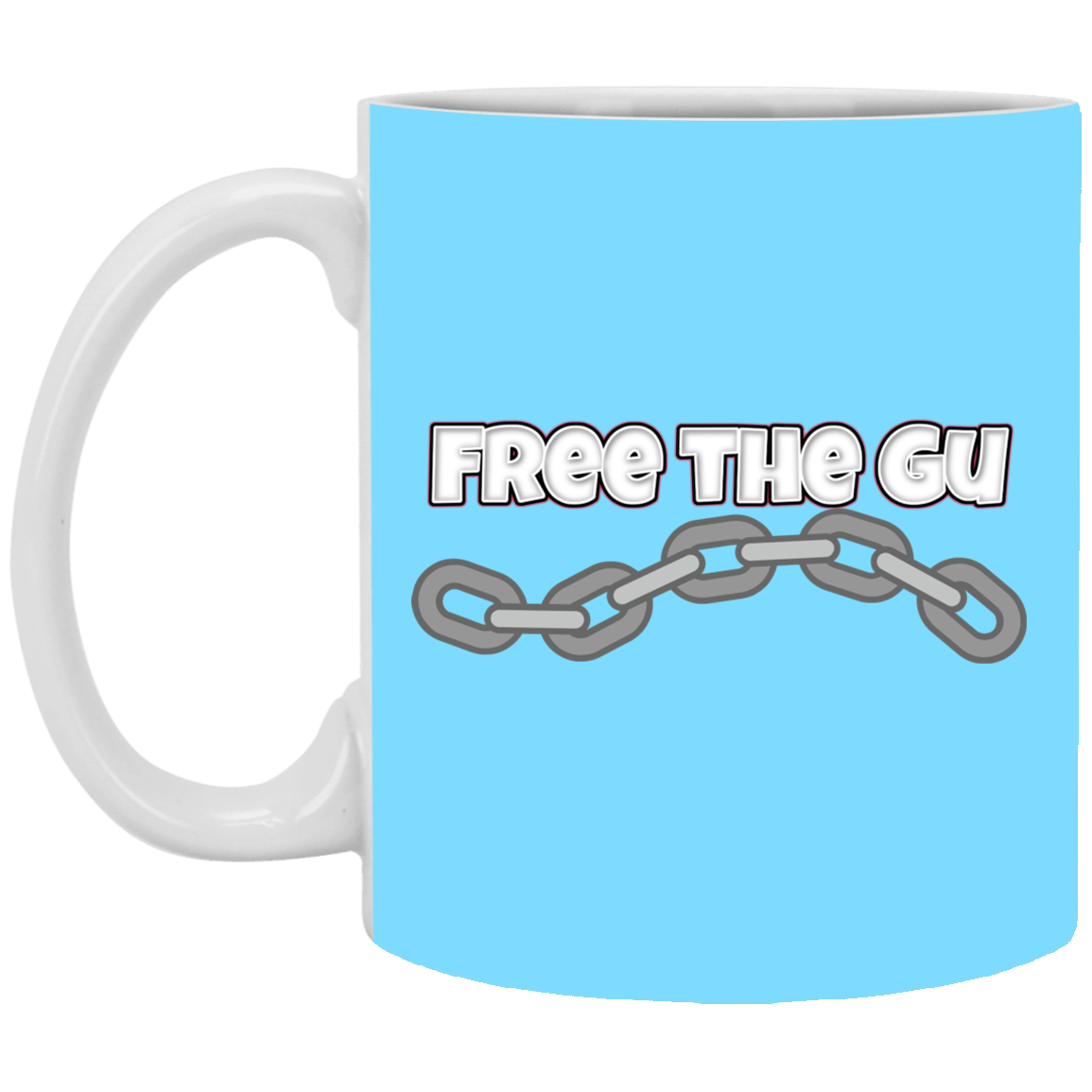 Free the Gu 11 oz. White Mug