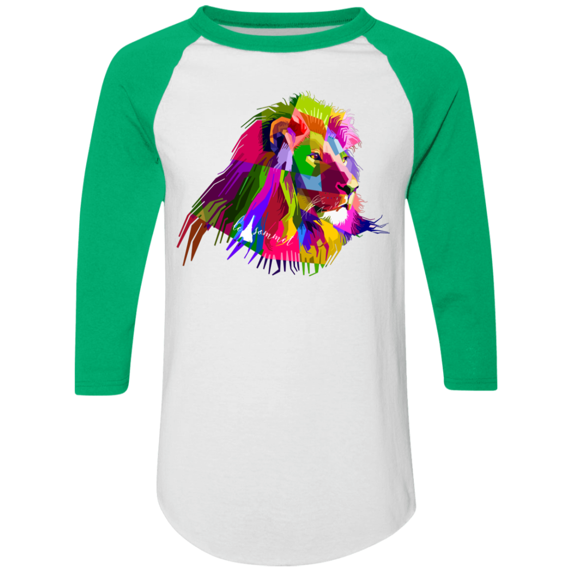 Prismatic Lion Colorblock Raglan Jersey