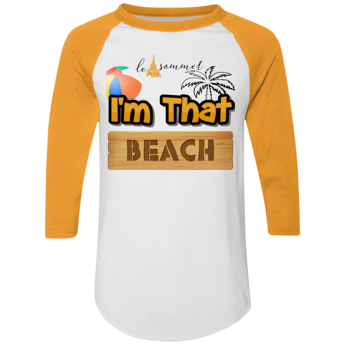 I'm that Beach Colorblock Raglan Jersey