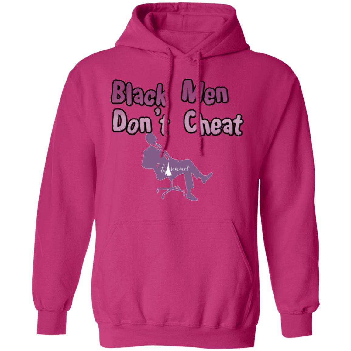 Black Men Don't Cheat Pullover Hoodie 8 oz.