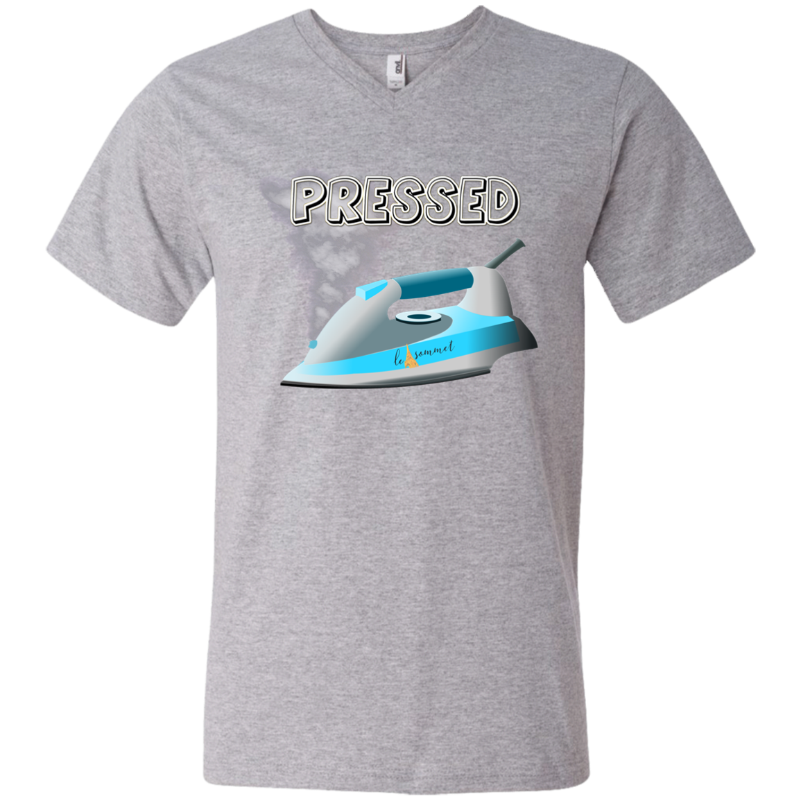 Pressed Printed V-Neck T-Shirt