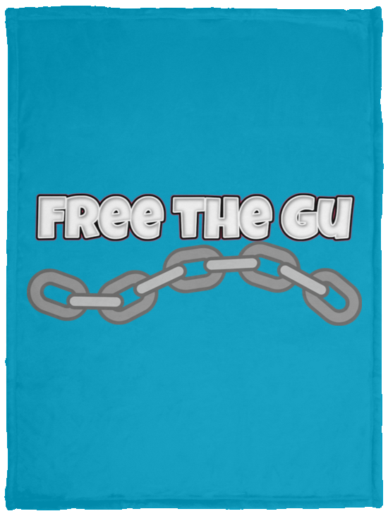 Free the Gu  Plush Fleece Blanket - 30x40 (chg)