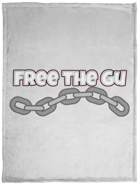 Free the Gu  Plush Fleece Blanket - 30x40 (chg)