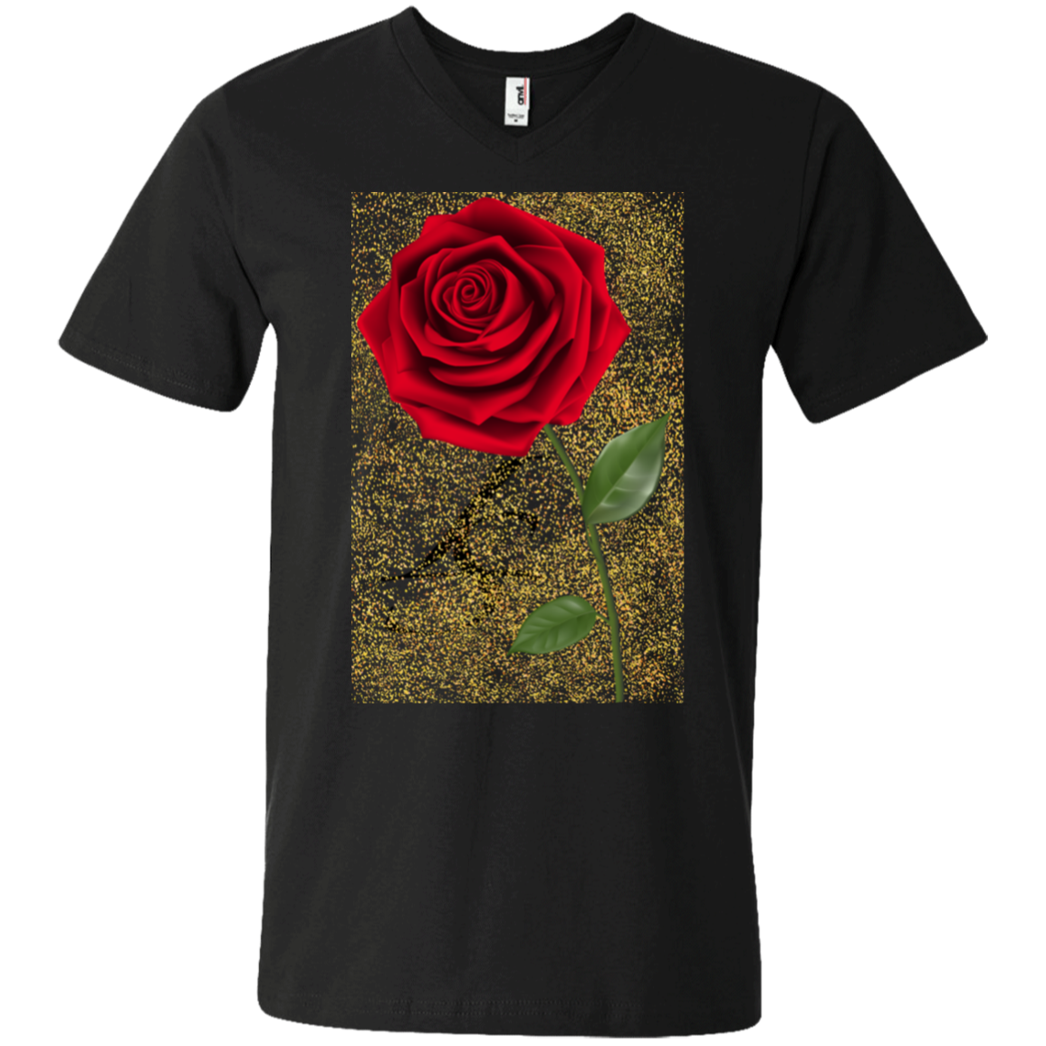 So Rosey Printed V-Neck T-Shirt