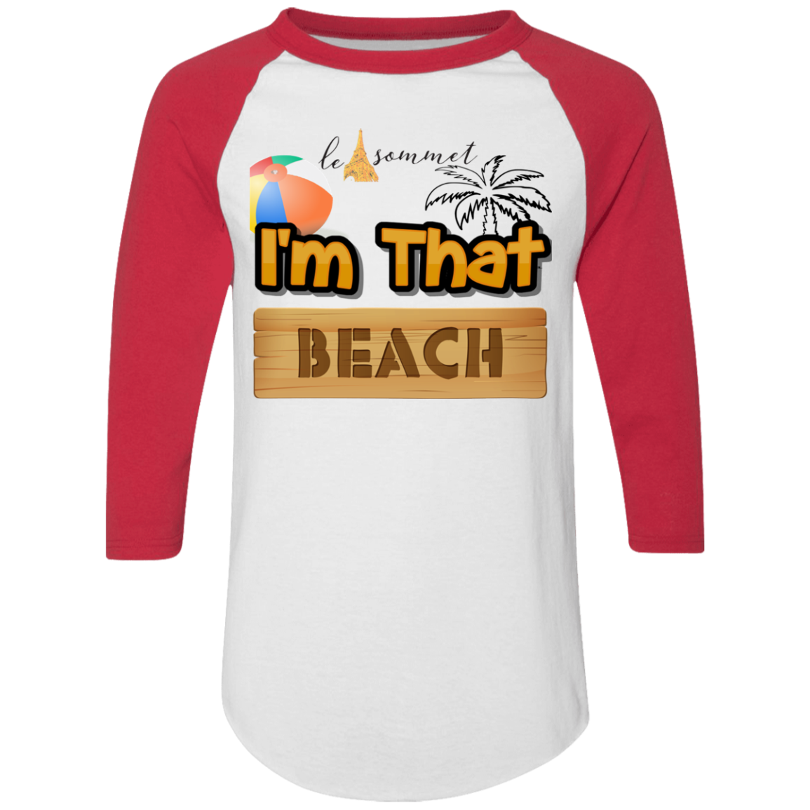 I'm that Beach Colorblock Raglan Jersey