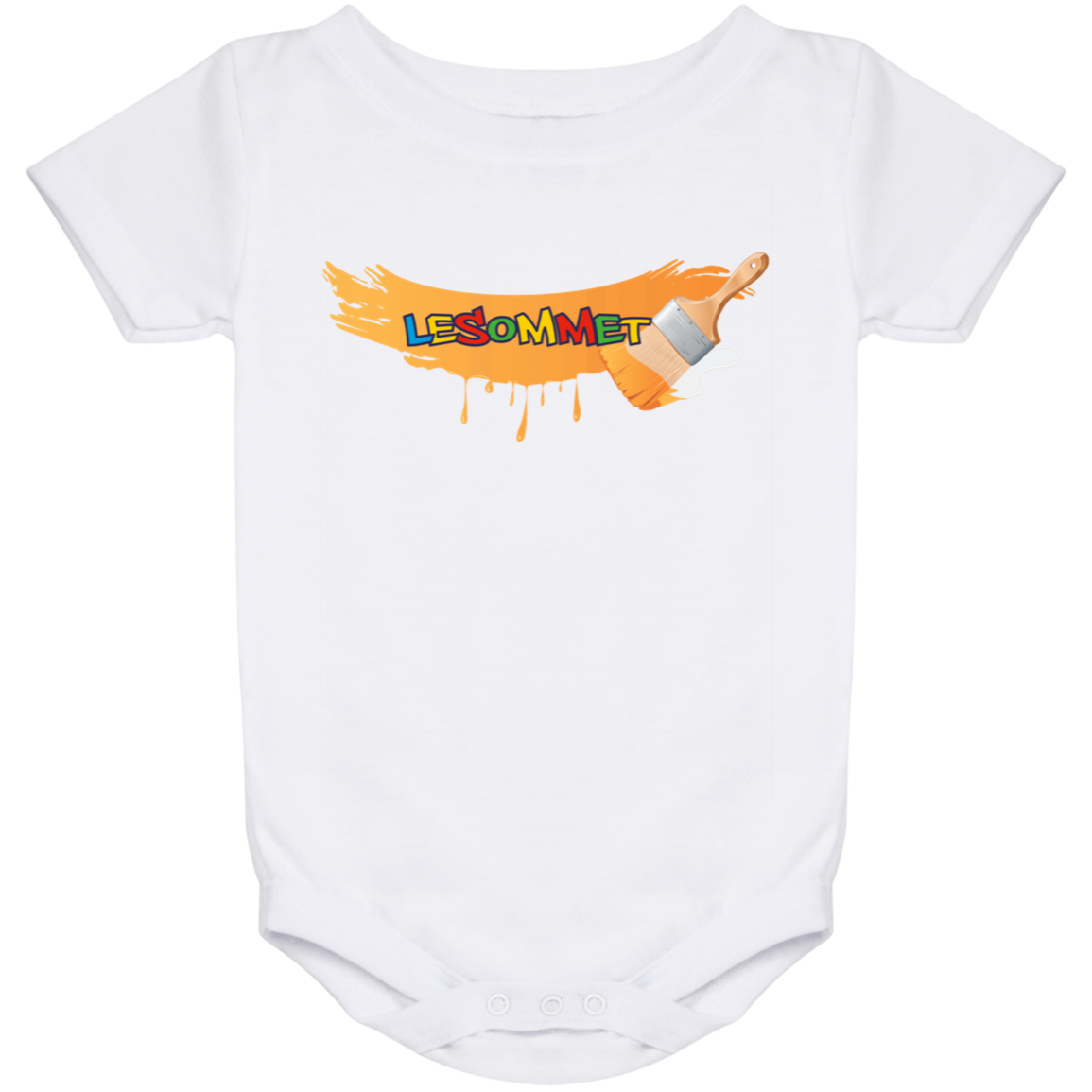 Graffiti Paint Stroke Baby Onesie 24 Month