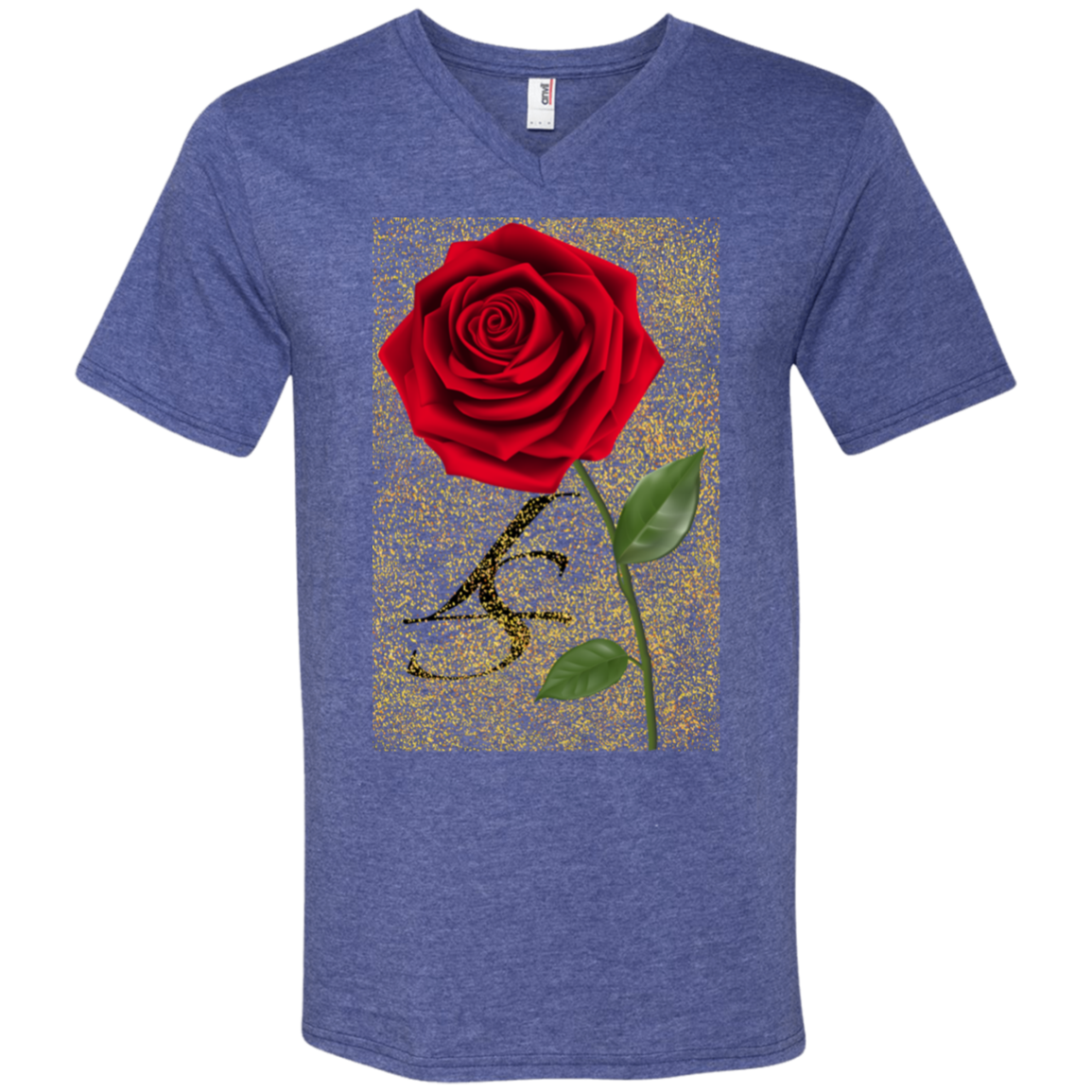 So Rosey Printed V-Neck T-Shirt