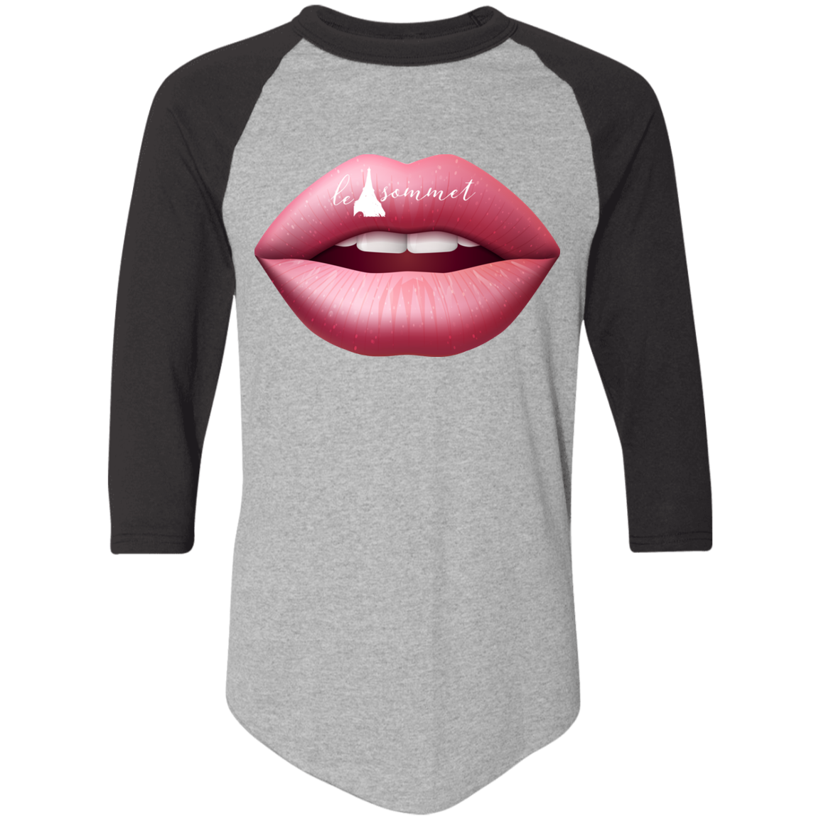 Pinky Lips Colorblock Raglan Jersey