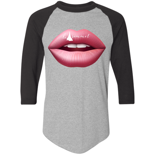 Pinky Lips Colorblock Raglan Jersey