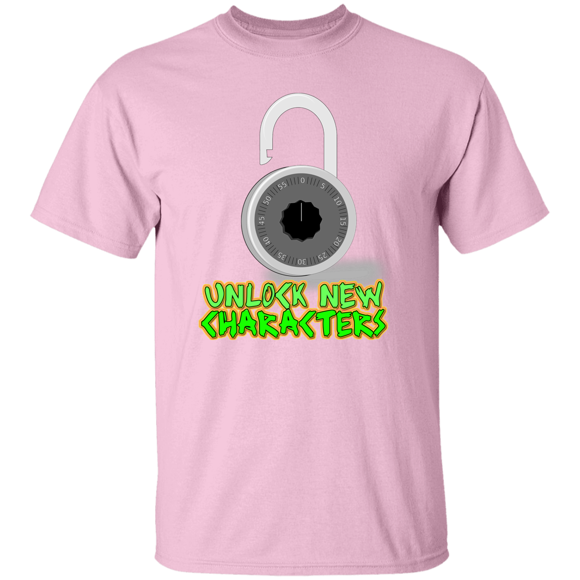 Unlock New Characters 5.3 oz. T-Shirt (chg)