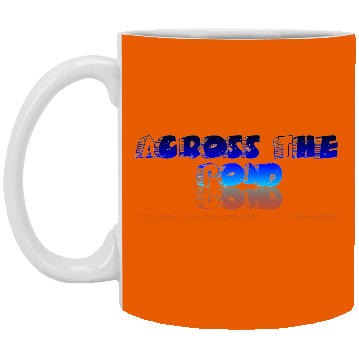 Across the Pond 11 oz. White Mug