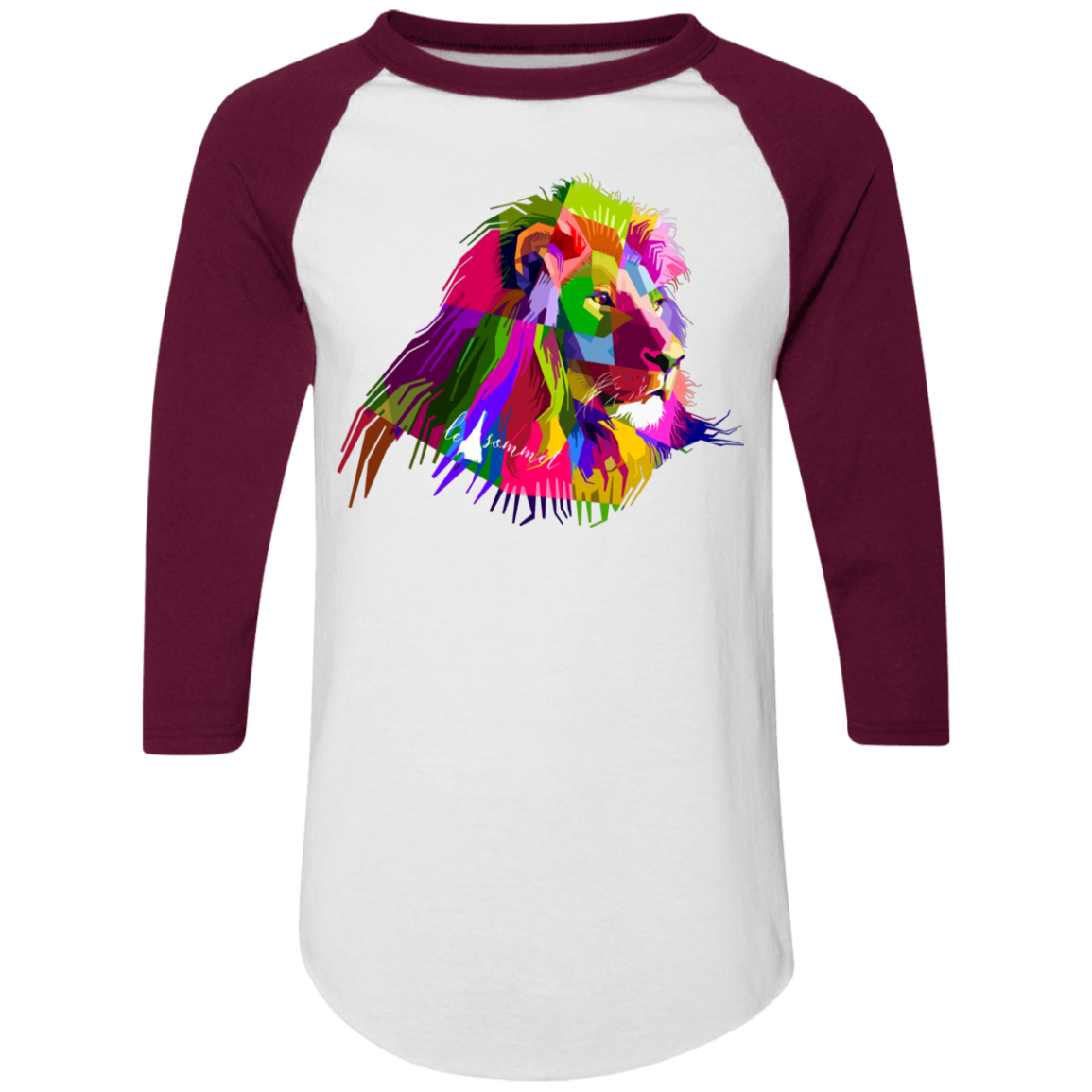 Prismatic Lion Colorblock Raglan Jersey