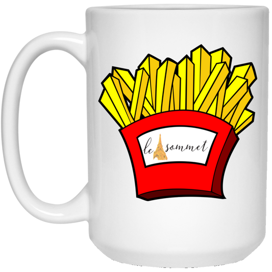 French Fries 15 oz. White Mug