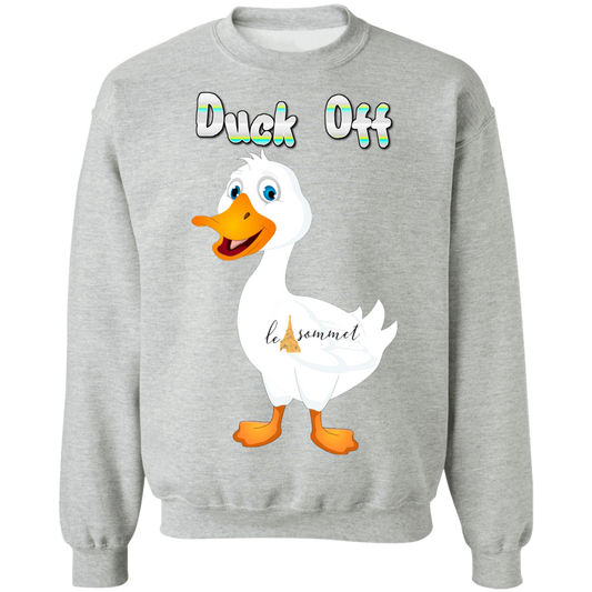 Duck OFf Crewneck Pullover Sweatshirt  8 oz.