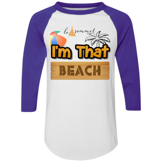 I'm that Beach Colorblock Raglan Jersey