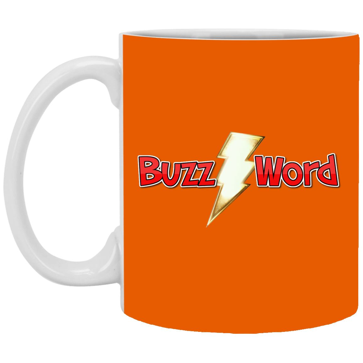 Buzz Word 11 oz. White Mug