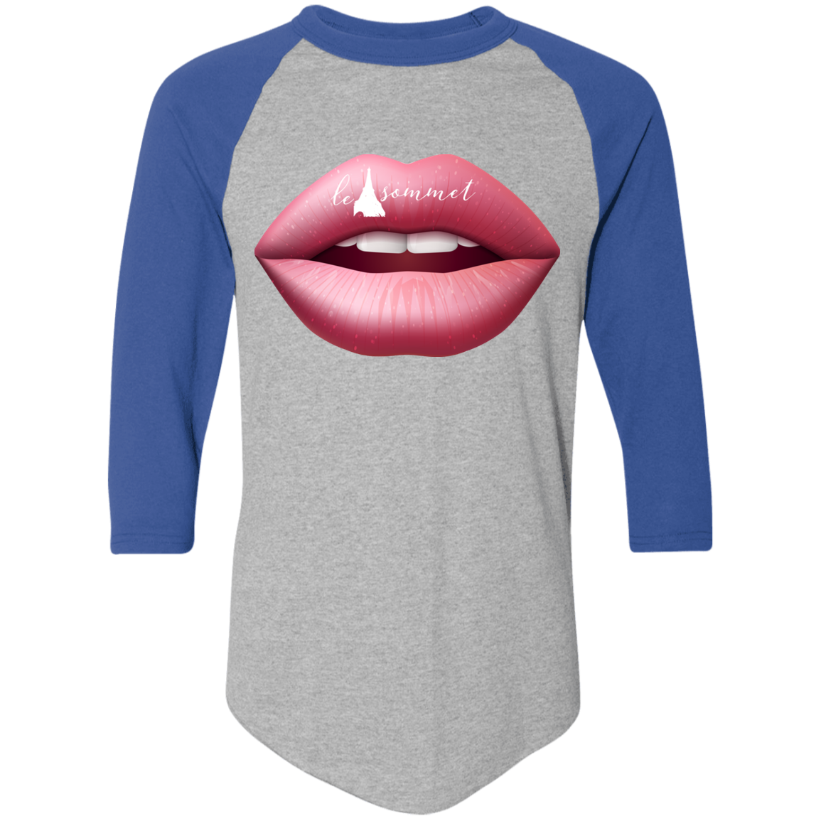 Pinky Lips Colorblock Raglan Jersey