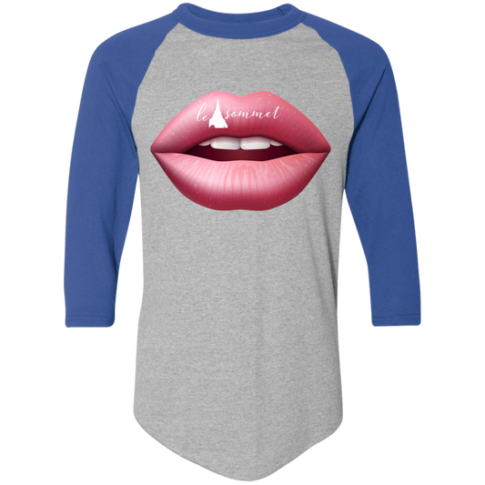 Pinky Lips Colorblock Raglan Jersey