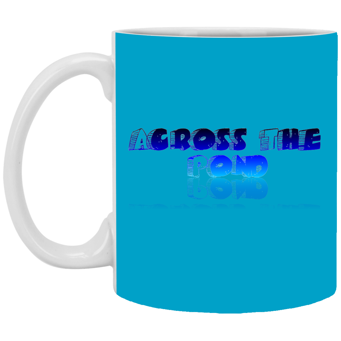 Across the Pond 11 oz. White Mug