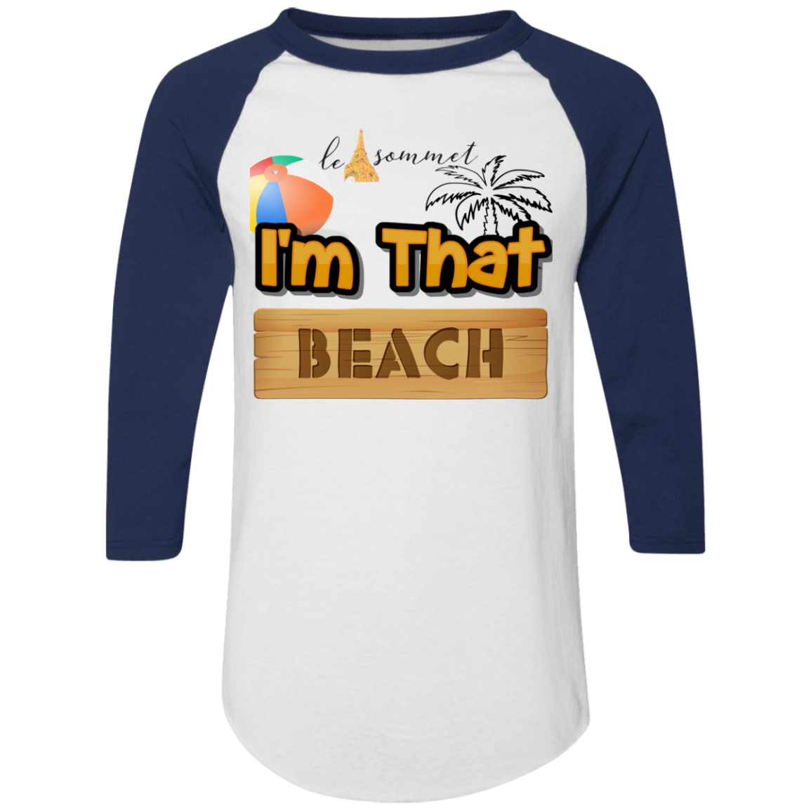 I'm that Beach Colorblock Raglan Jersey