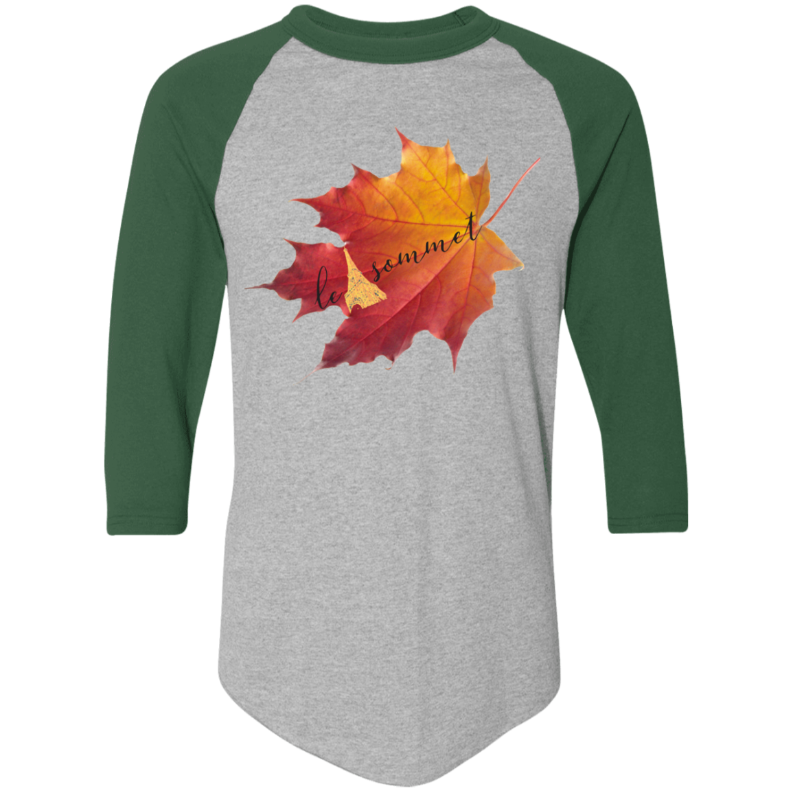 Autumn Logo Leaf  Colorblock Raglan Jersey