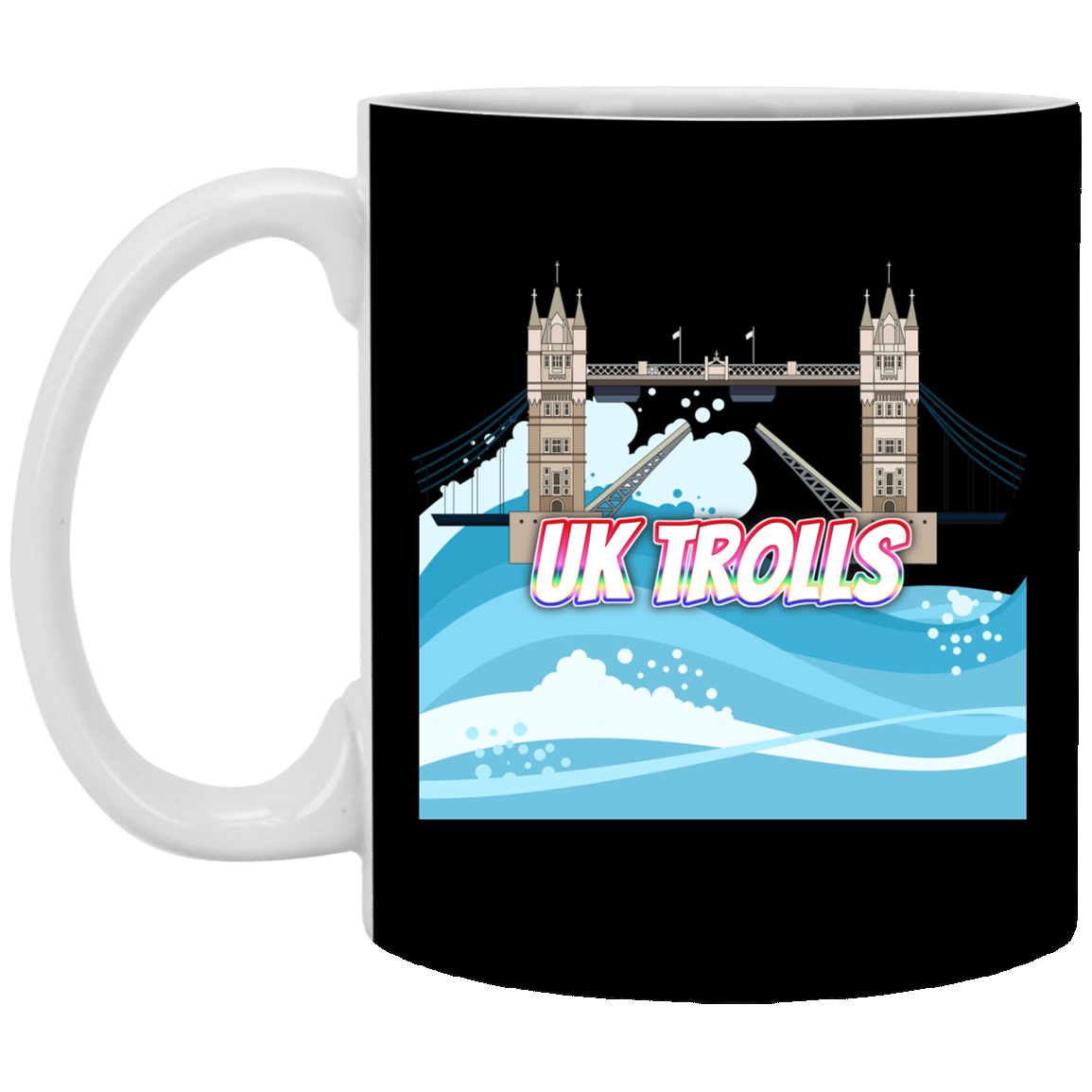 UK Trolls 11 oz. White Mug