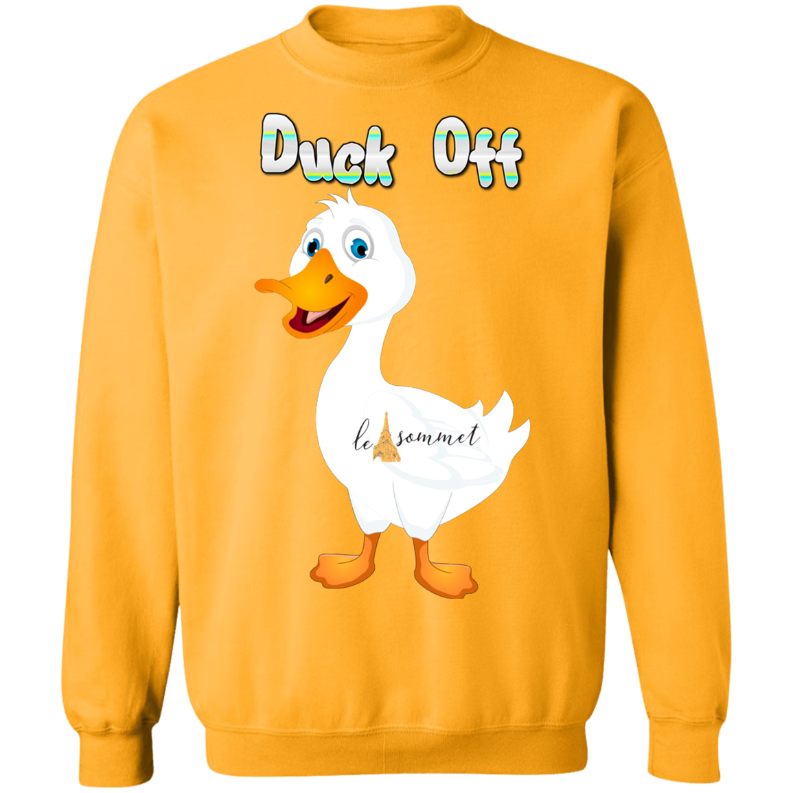 Duck OFf Crewneck Pullover Sweatshirt  8 oz.