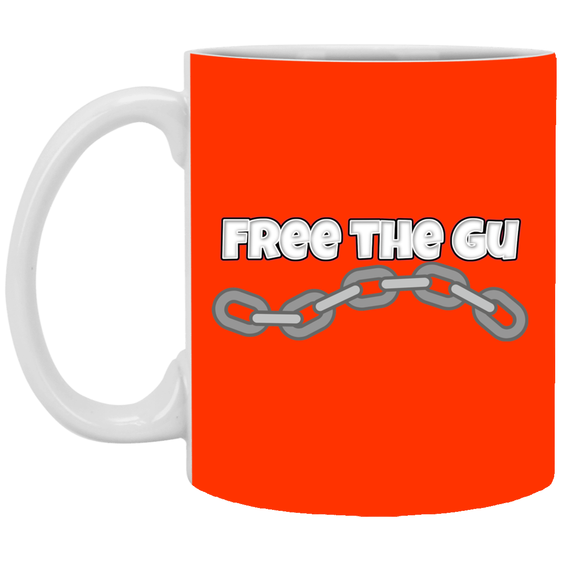 Free the Gu 11 oz. White Mug