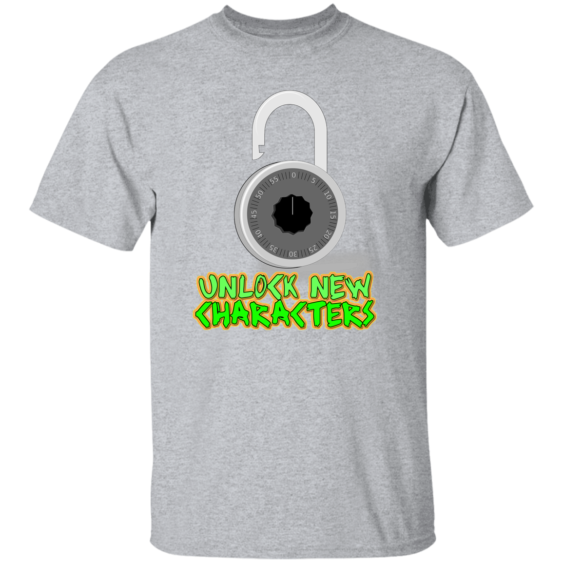 Unlock New Characters 5.3 oz. T-Shirt (chg)