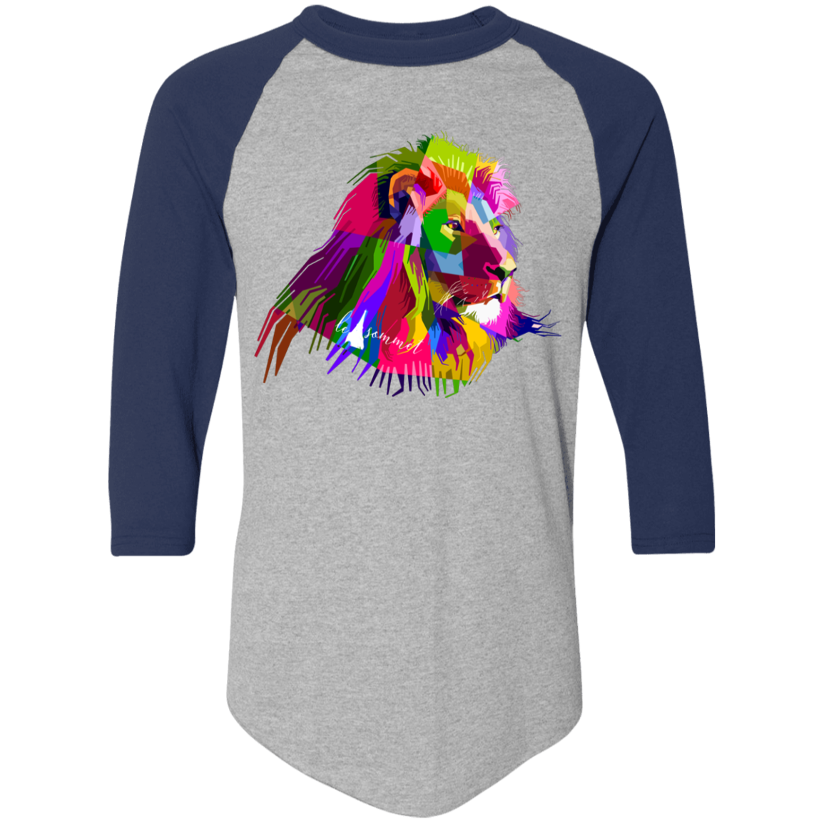 Prismatic Lion Colorblock Raglan Jersey