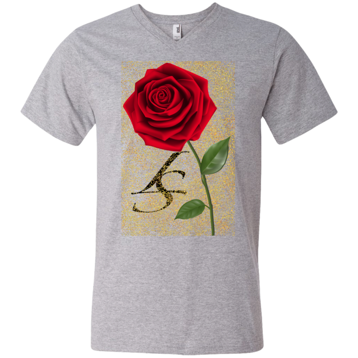 So Rosey Printed V-Neck T-Shirt