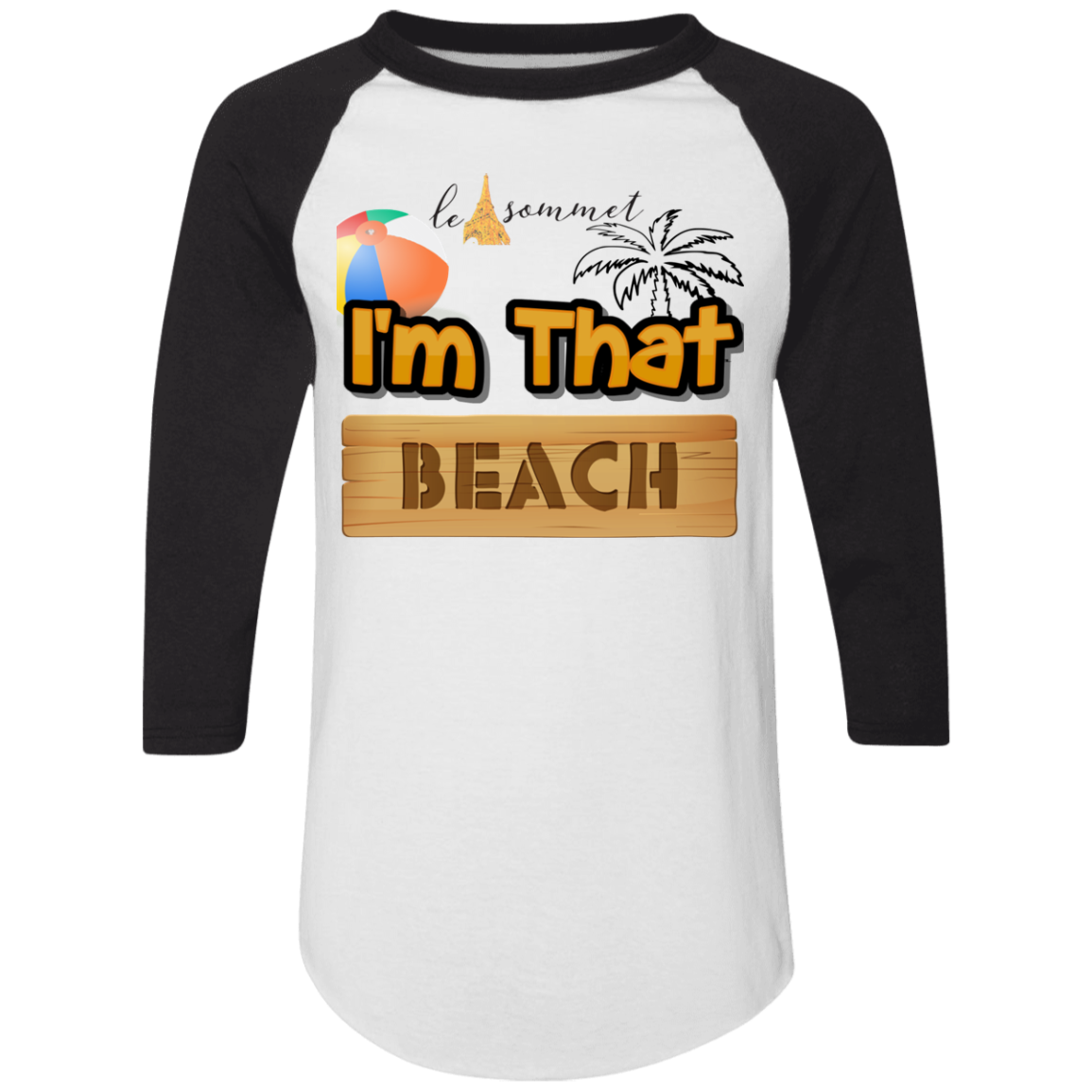 I'm that Beach Colorblock Raglan Jersey