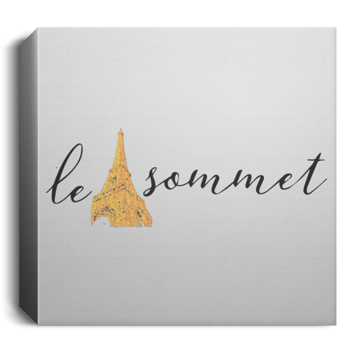 Le Sommet Logo Deluxe Square Canvas 1.5in Frame