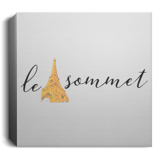 Le Sommet Logo Deluxe Square Canvas 1.5in Frame