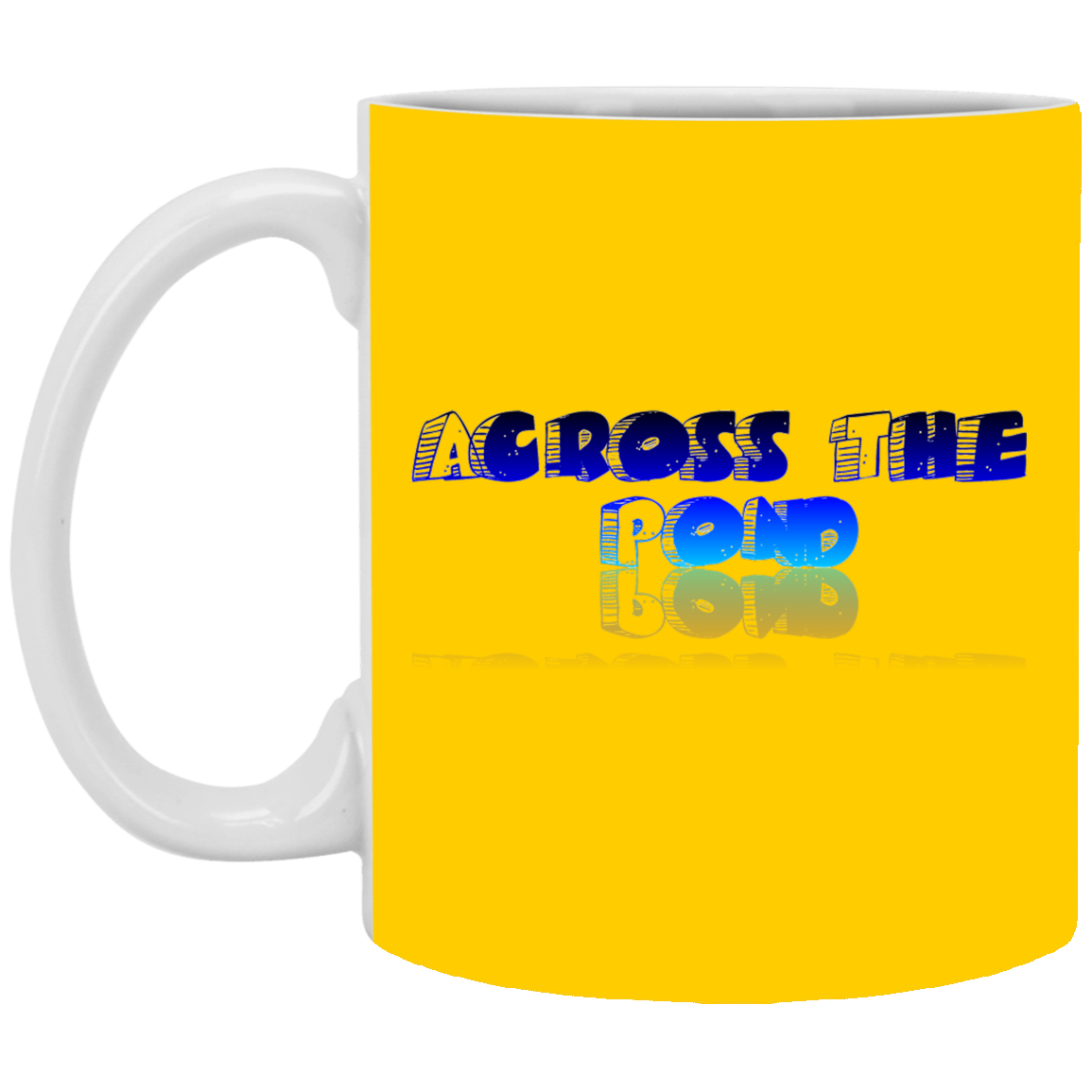 Across the Pond 11 oz. White Mug