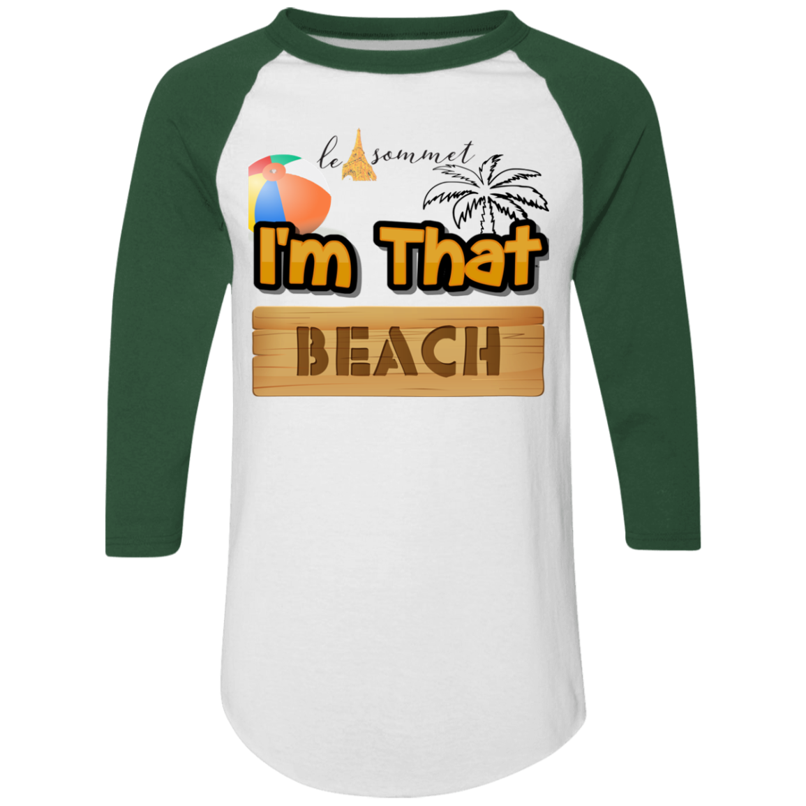 I'm that Beach Colorblock Raglan Jersey