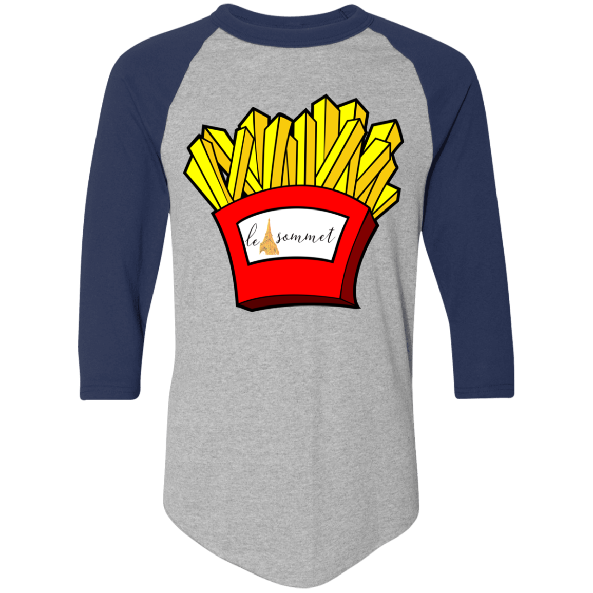 French Fries Colorblock Raglan Jersey