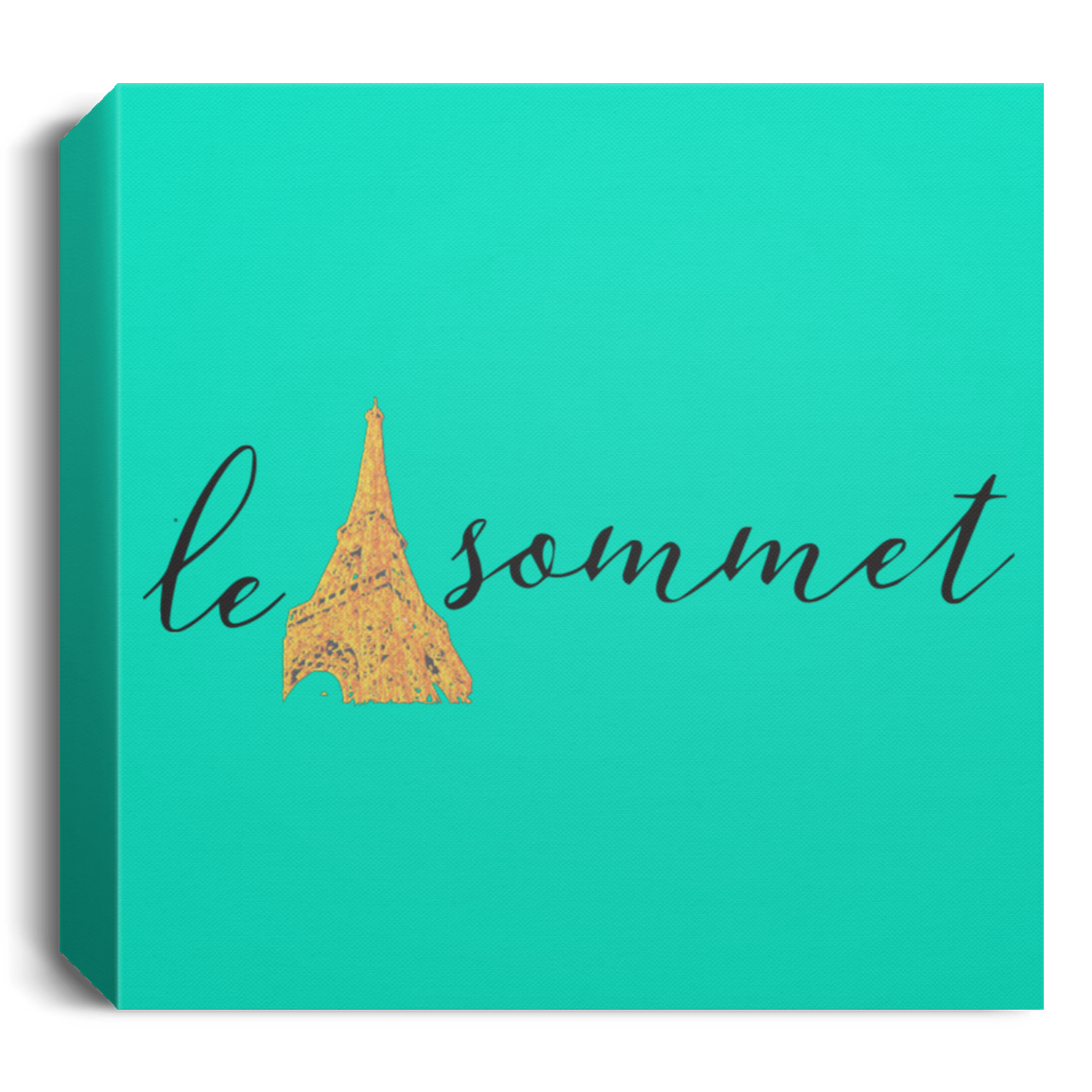 Le Sommet Logo Deluxe Square Canvas 1.5in Frame