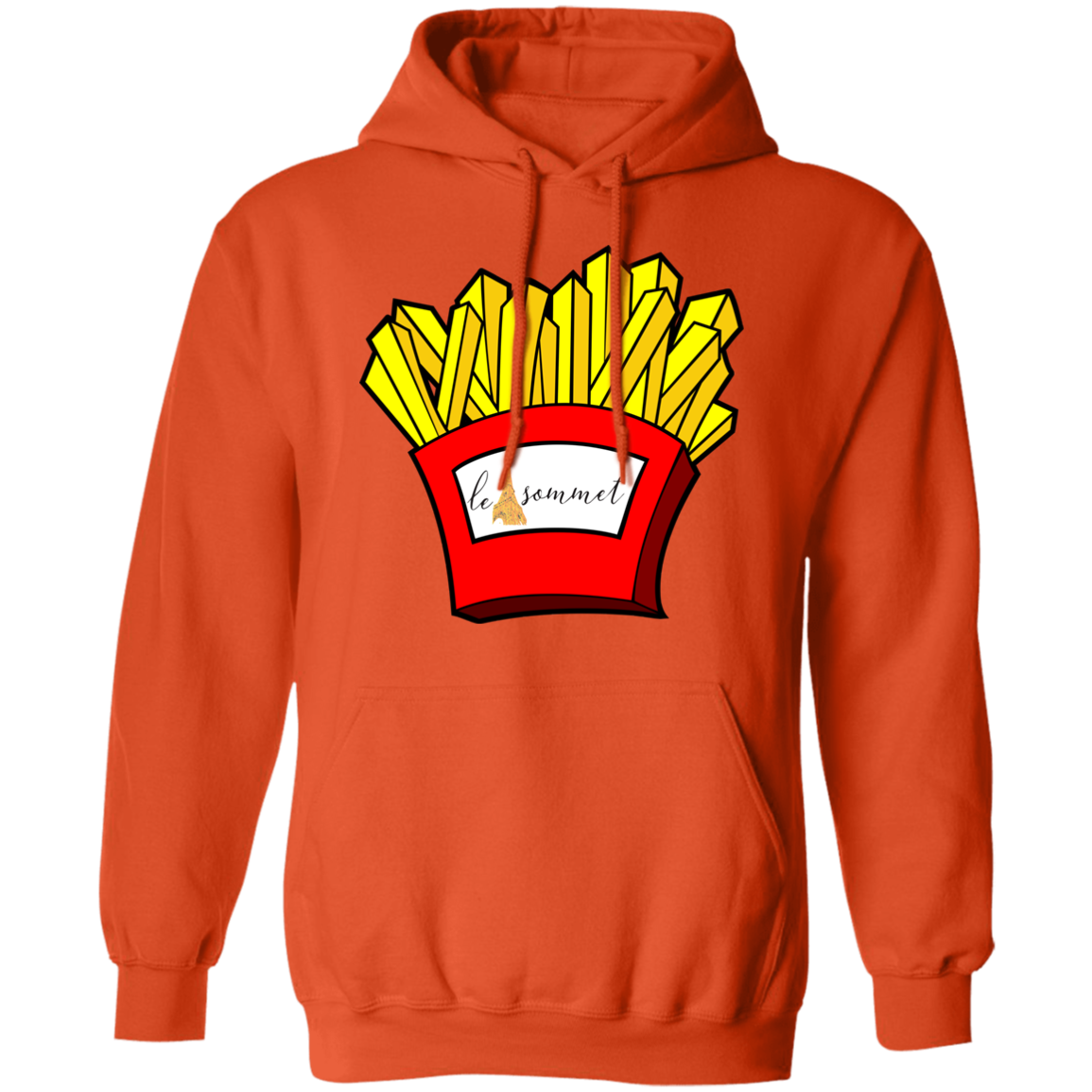 French Fries Pullover Hoodie 8 oz.