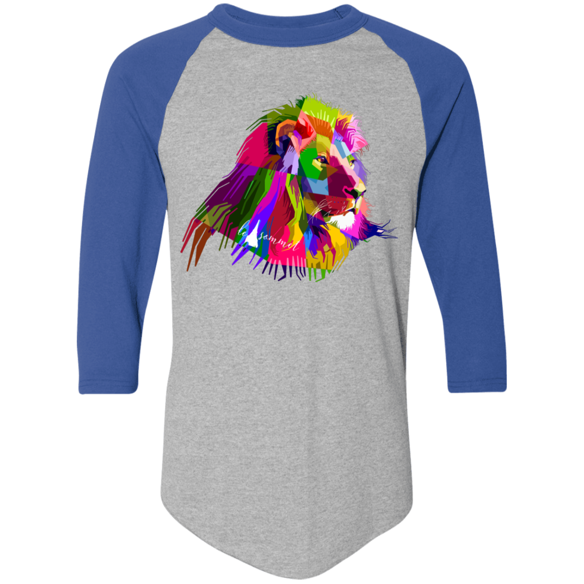 Prismatic Lion Colorblock Raglan Jersey